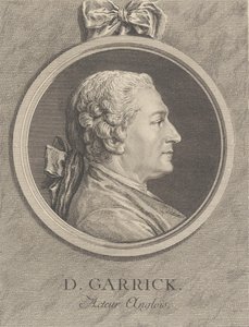 Portret van David Garrick, 1764