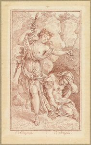 Vrolijkheid en Verdriet door Charles Nicolas Cochin II