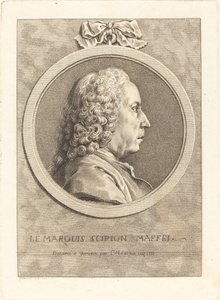 De Markies Scipion Maffei door Charles Nicolas Cochin II