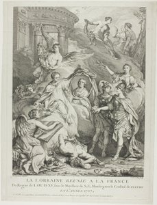 La Lorraine reunie a la France (Lotharingen herenigd met Frankrijk)