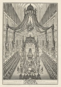 Begrafenis van Polixène van Hesse-Rhinfels door Charles Nicolas Cochin I