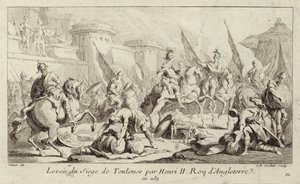 Koning Hendrik II van Engeland heft het beleg van Toulouse op
