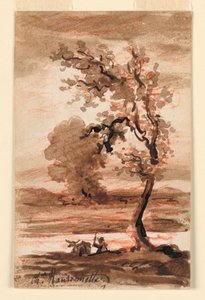 Landschap door Charles Nicolas Ransonnette