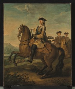 Ruiterportret van Lodewijk XV