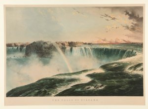 De watervallen van Niagara vanaf de Canadese kant