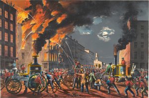 Het leven van een brandweerman: Het nieuwe tijdperk. Stoom en spierkracht.