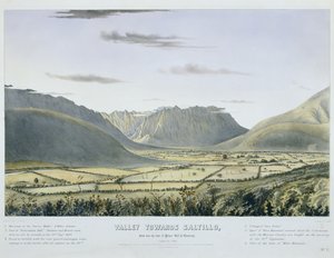 Vallei richting Saltillo, vanaf de voet van 