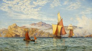 Ramsey Island, bij Pembrokeshire door Charles Parsons Knight