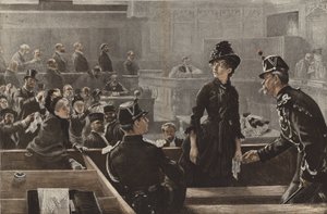 Vrijgesproken, een scène in de Parijse rechtbanken