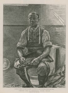 Gevangenisleven in de Wormwood Scrubs gevangenis (gravure) door Charles Paul Renouard