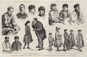 De experimenten van M. Pasteur in Parijs voor de genezing van hondsdolheid, de dokter en enkele van zijn patiënten