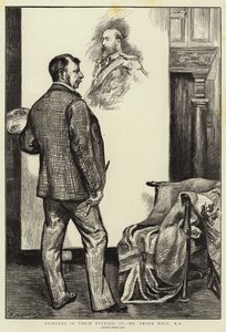 Schilders in hun Ateliers, IV, Mr Frank Holl, RA