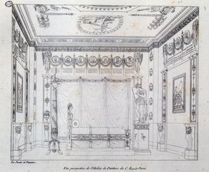 Schilderstudio voor CI door Charles Percier