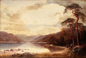 Uitzicht op het Benedenmeer, Killarney door Charles Pettit