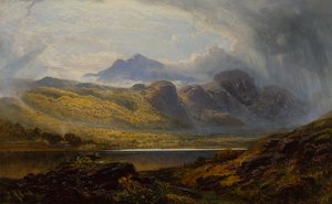 Llyn Crafnant, Moel Siabed in de Verte, Noord-Wales door Charles Pettitt