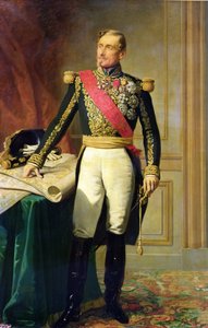 Franse maarschalk Armand Jacques Achille Leroy de Saint Arnaud (1796-1854) door Charles Philippe Lariviere