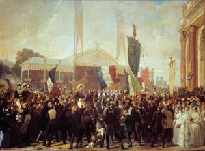 Triomfantelijke intocht van Prins President Louis Napoleon Bonaparte in Parijs op 17 oktober