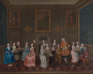 Theekransje in het Huis van Lord Harrington, St. James