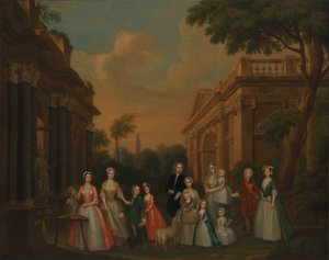 De Watson-Wentworth en Finch Families door Charles Philips