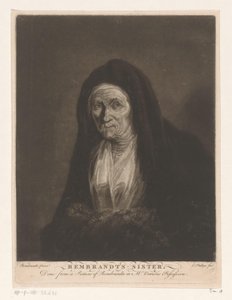 Portret van een onbekende oude vrouw