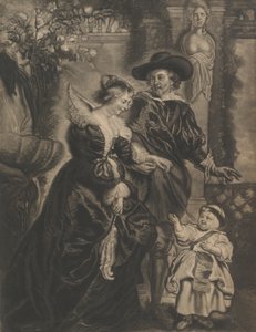 Rubens, zijn vrouw Helena Fourment, en hun kind, ca. 1770