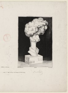 Hector Berlioz door Charles Ramelet (1805-1851) naar een buste van Jean-Pierre Dantan (1800-1869) door Charles Ramelet
