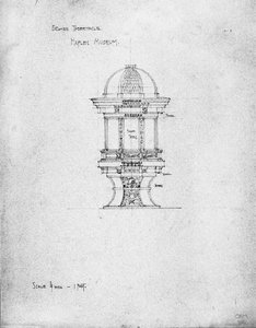 Bronzen tabernakel, Napels Museum door Charles Rennie Mackintosh