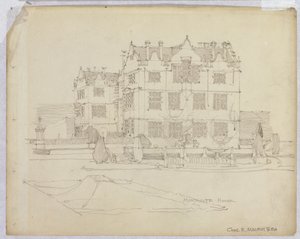Montacute House, Somerset door Charles Rennie Mackintosh