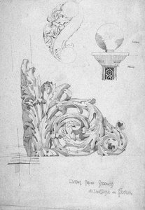 Aantekeningen uit Italië, Certosa di Pavia, 1891 door Charles Rennie Mackintosh