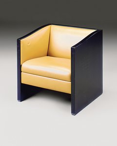 Een van een paar fauteuils, eind 20e eeuw