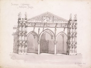 Kathedraal van Palermo, Studie van de Ingangsveranda door Charles Rennie Mackintosh