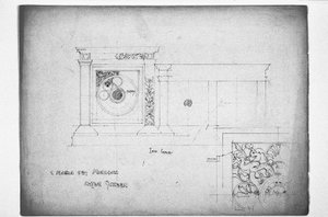 Altaarscherm van S. Maria dei Miracoli, 1891 door Charles Rennie Mackintosh