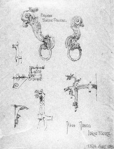 Wat smeedijzerwerk uit Siena, 1891