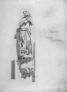 St. Gerome, 1891 door Charles Rennie Mackintosh