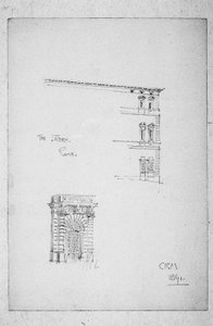 Het Lateraan, Rome, 1891 door Charles Rennie Mackintosh
