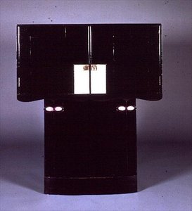 Schrijftafel voor Hill House, Helensburgh (gesloten) door Charles Rennie Mackintosh