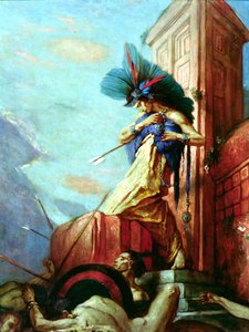 De dood van Montezuma (1466-1520) door Charles Ricketts