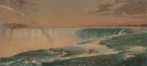 De Grote Waterval, Niagara door Charles Risdon, after Frederick Edwin Church