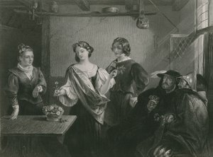 Florizel en Perdita, Het Winterverhaal door Charles Robert Leslie