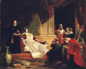 Sancho Panza in het Appartement van de Hertogin, 1857