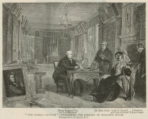 Het familieportret - de bibliotheek van Holland House