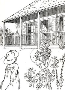 Een huis van kolonisten, 1912 door Charles Robinson