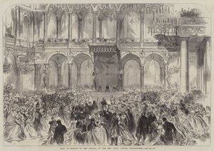 Bal ter ere van de Sultan, in het New India Office, Westminster door Sir John Charles Robinson