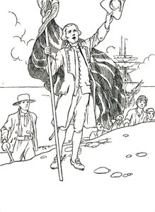 Kapitein Cook landt in Australië, 1912