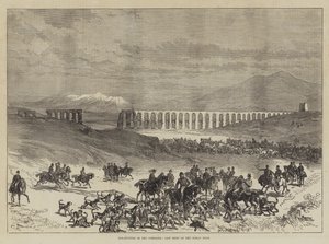 Vossenjacht in de Campagna, laatste ontmoeting van de Romeinse jacht door Sir John Charles Robinson