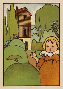 Illustratie voor Babes and Birds door Charles Robinson