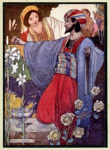 Illustratie voor De Rubaiyat van Omar Khayyam door Charles Robinson