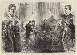 Huwelijk van de Graaf van Rosebery met Juffrouw Hannah Rothschild, de Burgerlijke Ceremonie
