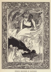 Odysseus ontdekt door Polyphemus door Sir John Charles Robinson