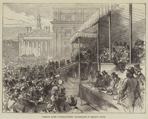 Opening van Queen Victoria-Street, Blackfriars naar Mansion House
